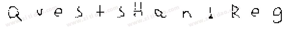 QuestsHand Regular字体转换